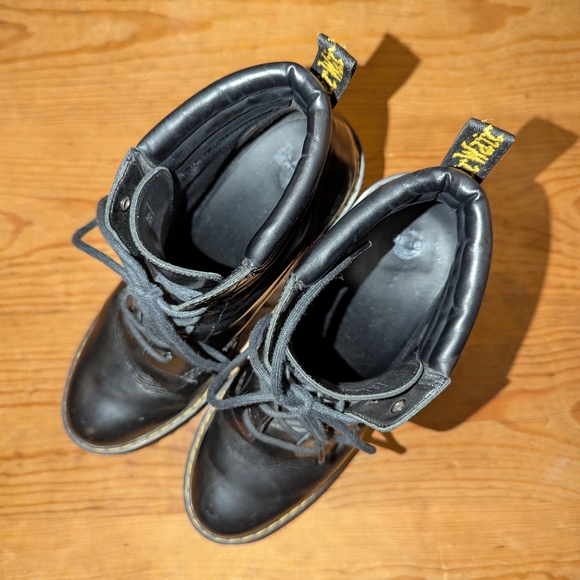 Doc Martin Persephone Black Chunky Heel Ankle Boots - Picture 8 of 8